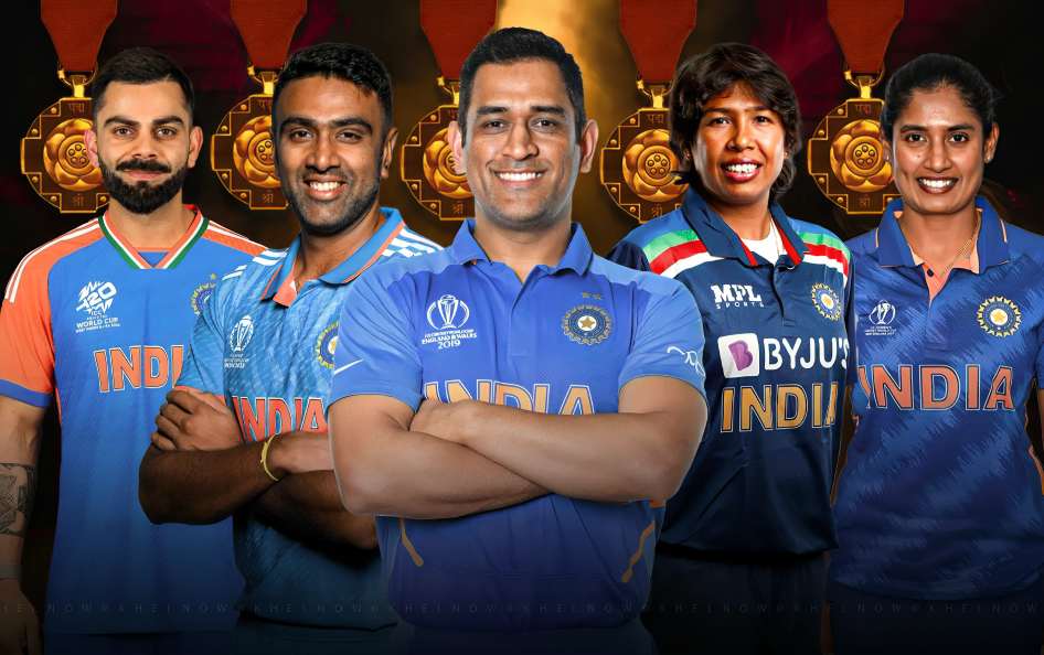 Complete List of Indian Cricketers Honoured with the Padma Shri Award